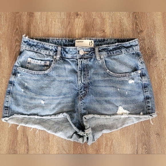 Garage Jean Shorts Size 13 #1410 - Picture 11 of 12